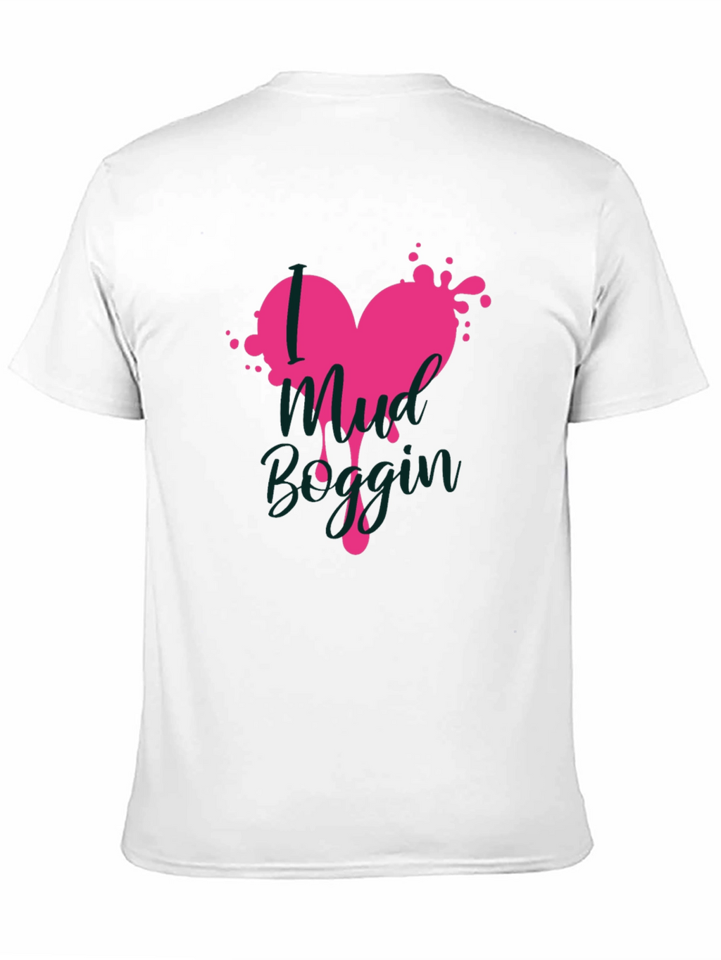 Mud Boggin Heart Graphic T-Shirt - Black