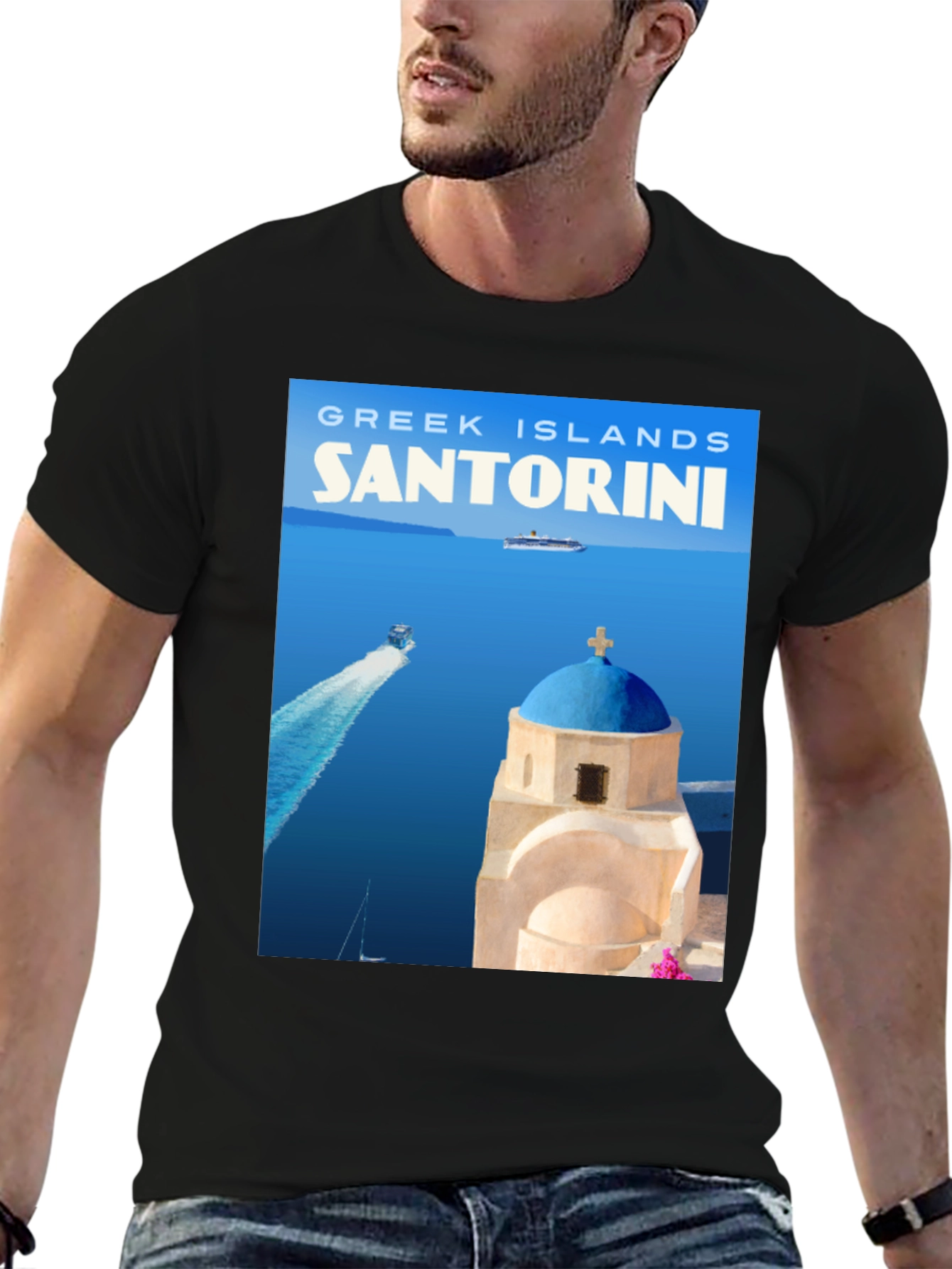 Santorini Greece T-Shirt