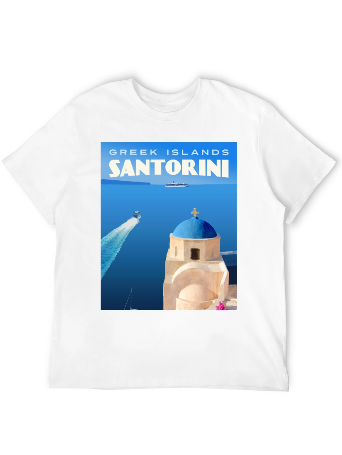 Santorini Greece T-Shirt
