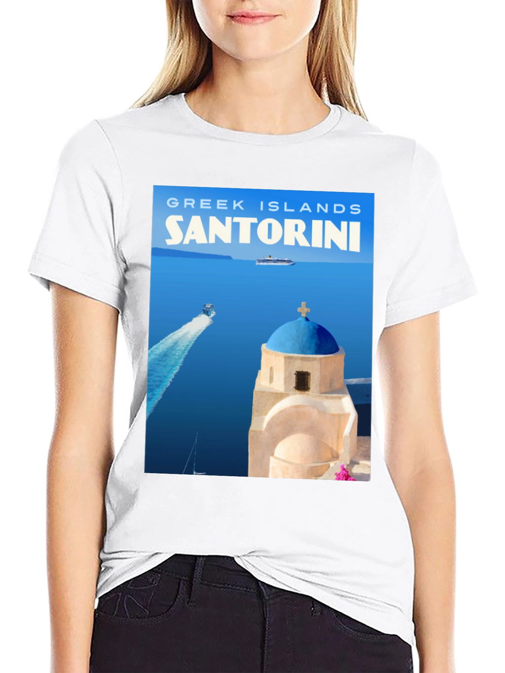 Santorini Greece T-Shirt