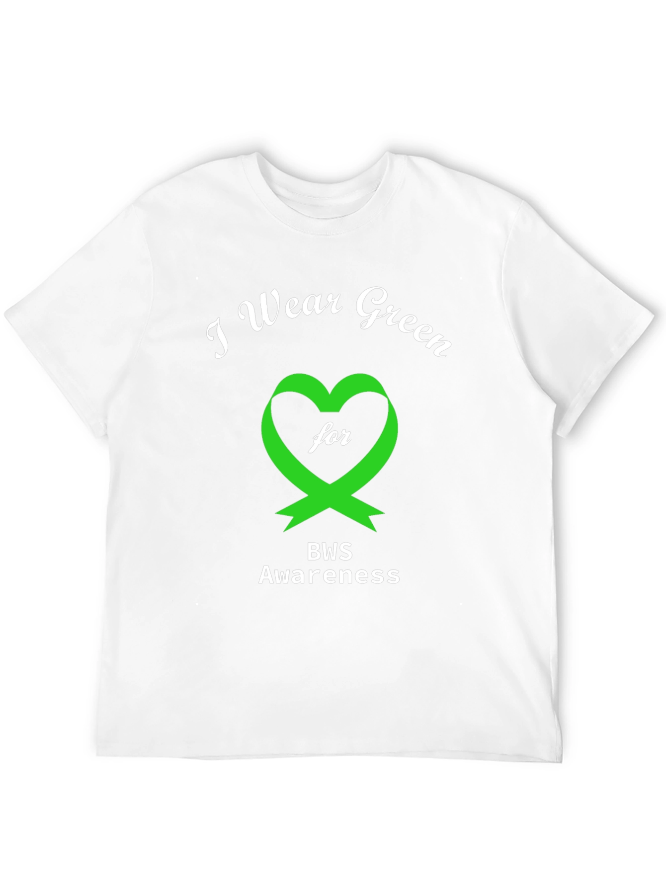 BWS Awareness T-Shirt - Green Heart Ribbon