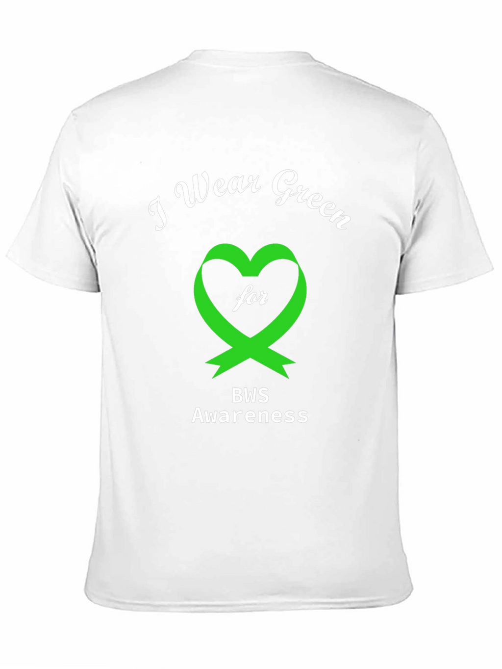 BWS Awareness T-Shirt - Green Heart Ribbon