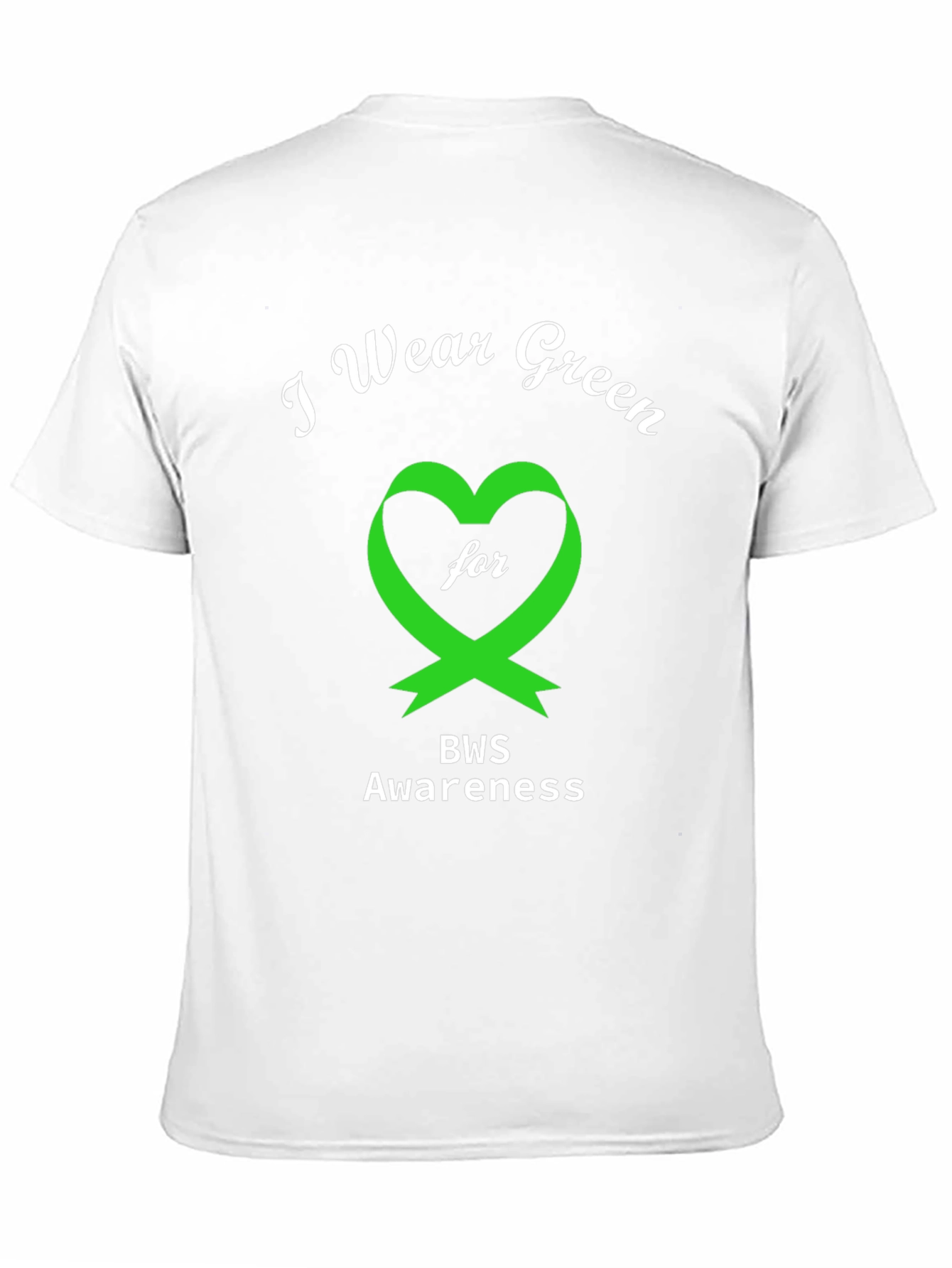 BWS Awareness T-Shirt - Green Heart Ribbon