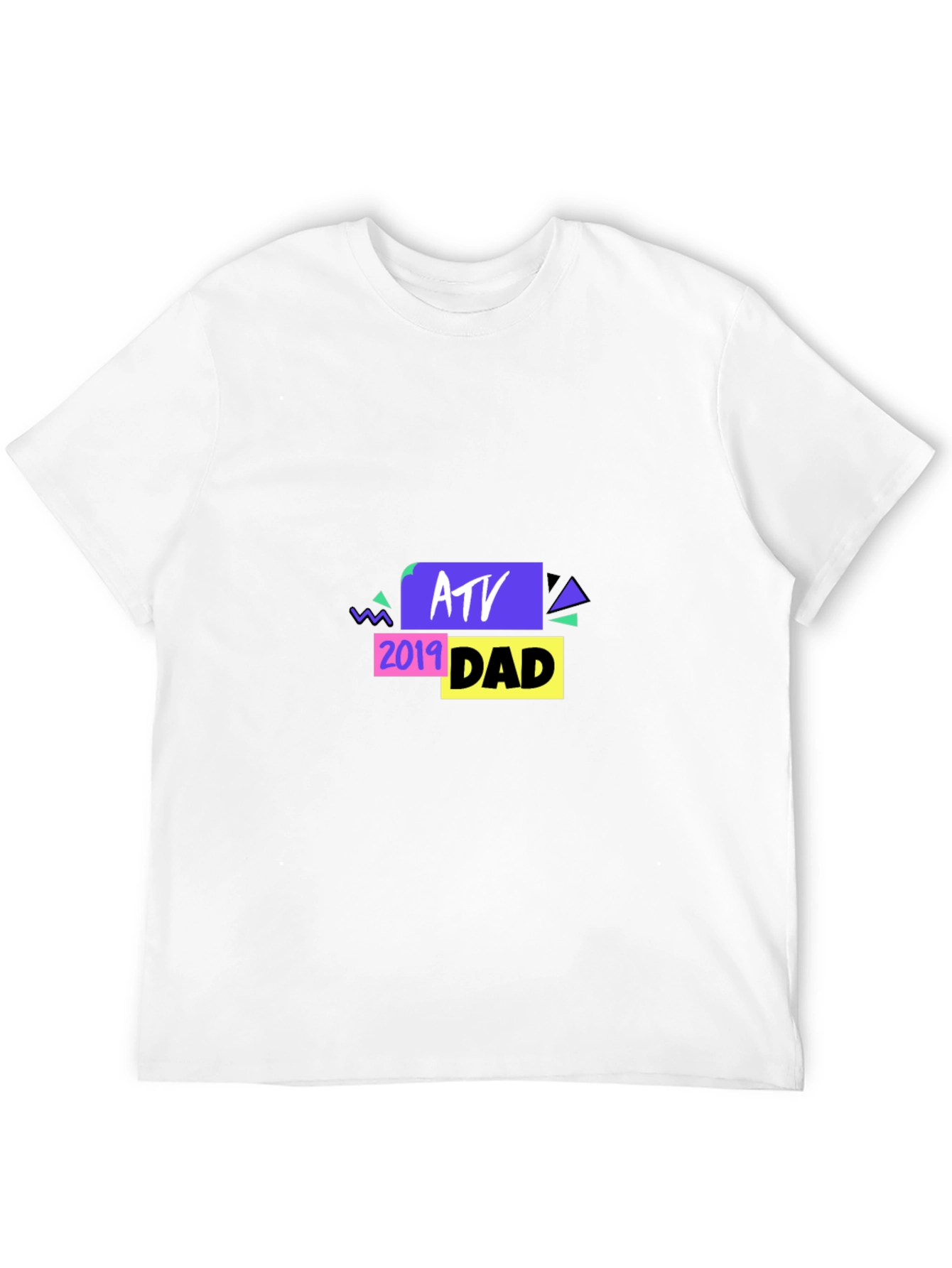 ATV Dad 2019 Black T-Shirt - Graphic Tee