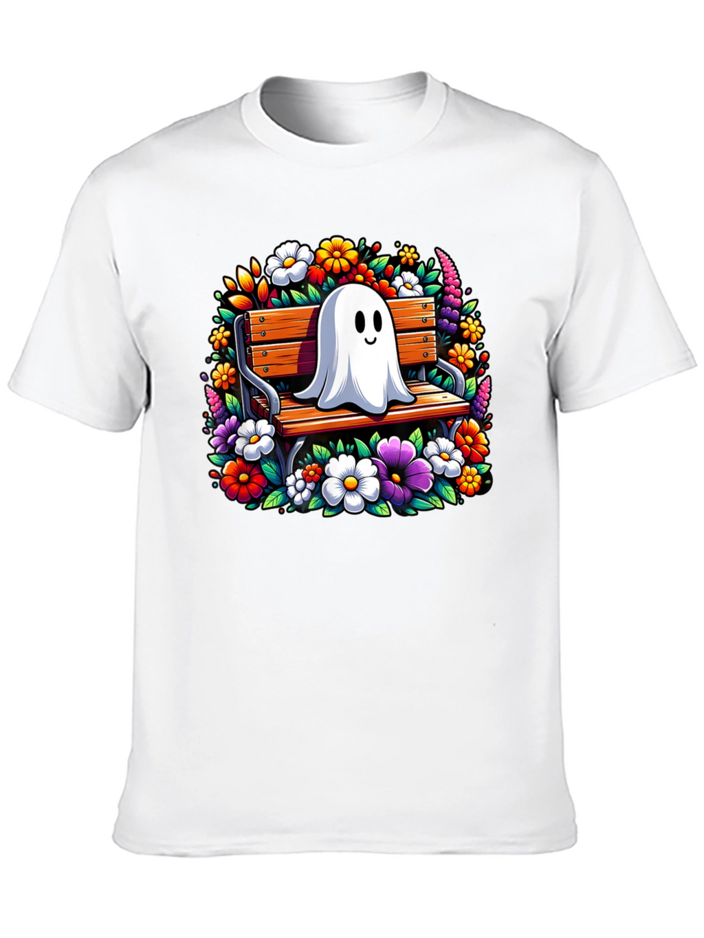 Ghost on Bench Graphic Tee