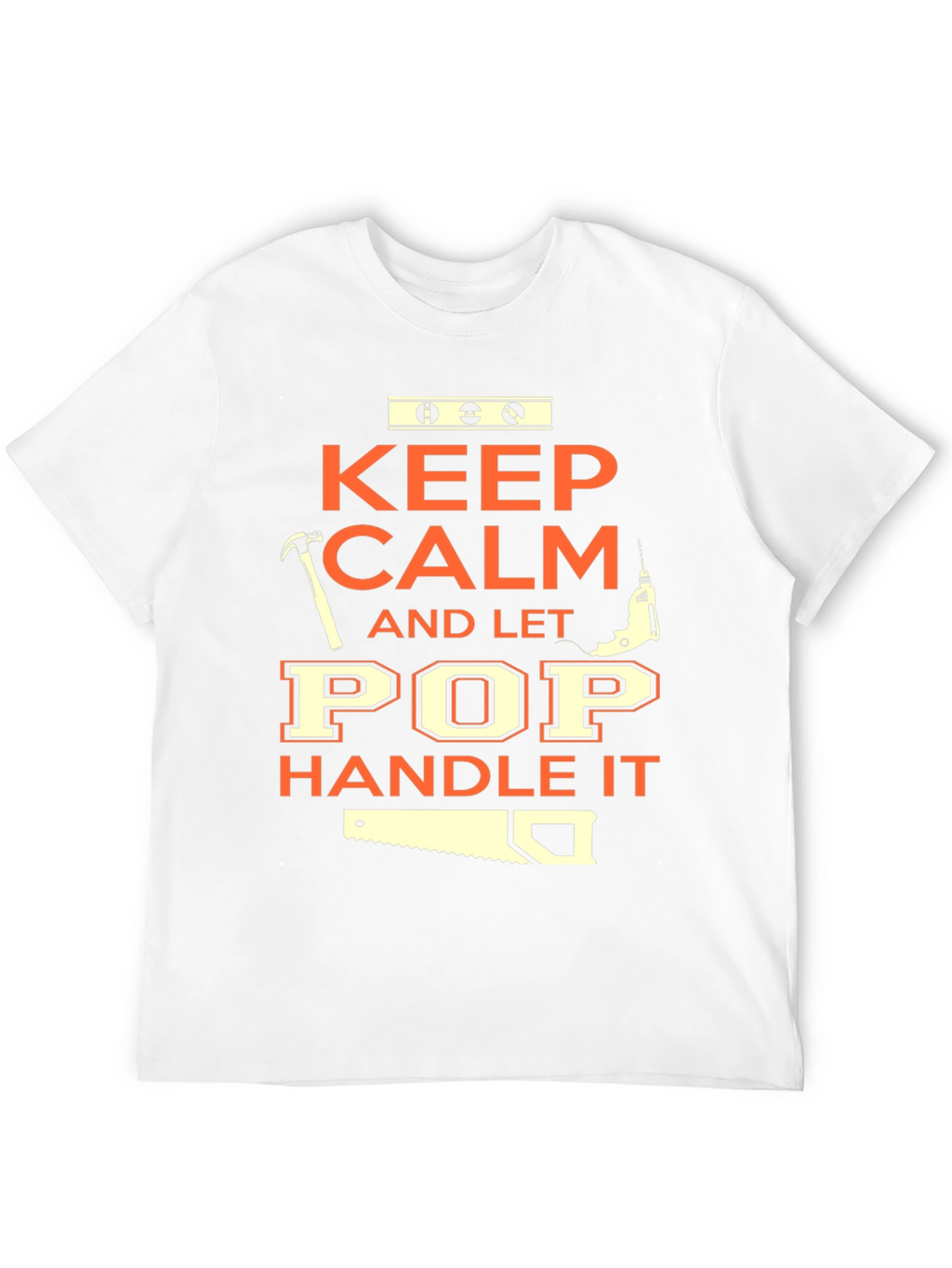Keep Calm and Let Pop Handle It Black Tee