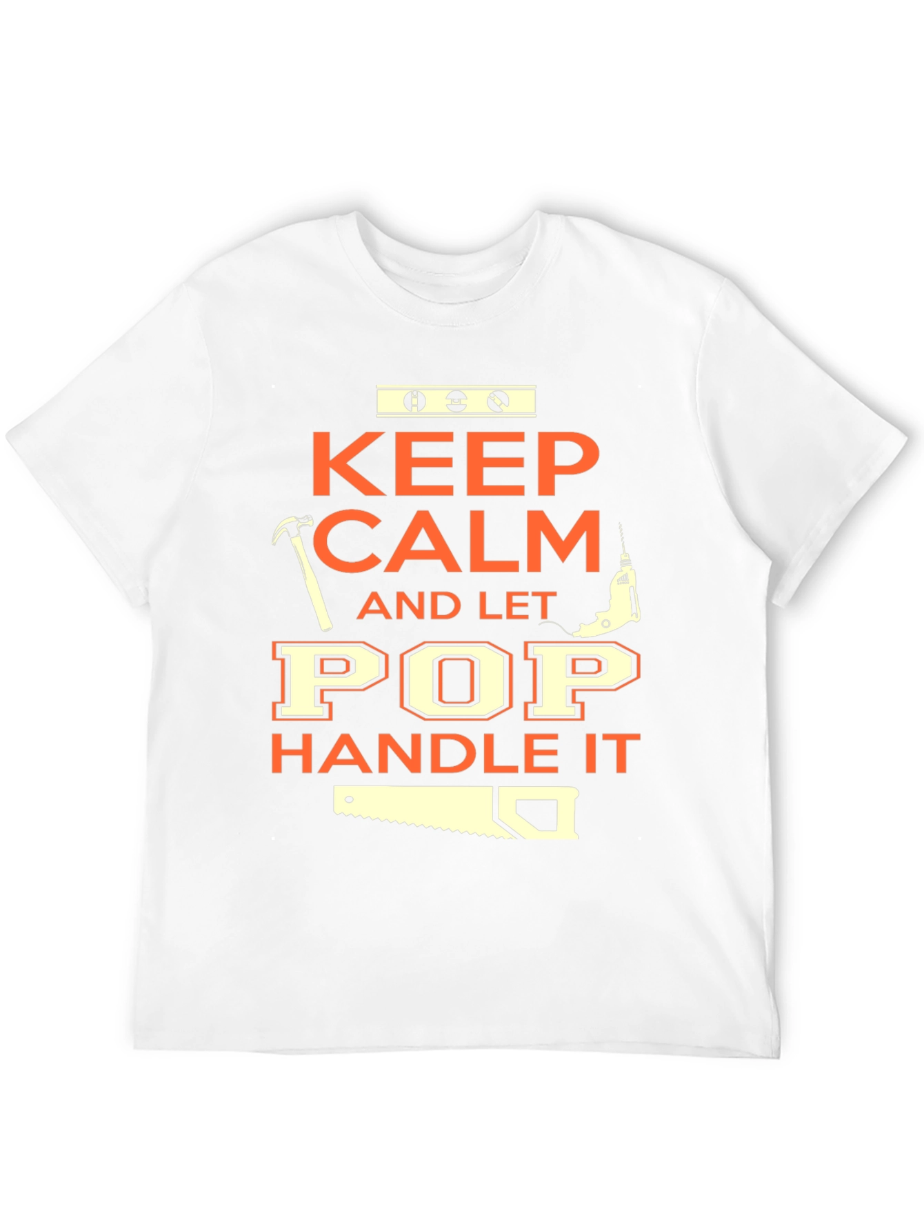 Keep Calm and Let Pop Handle It Black Tee