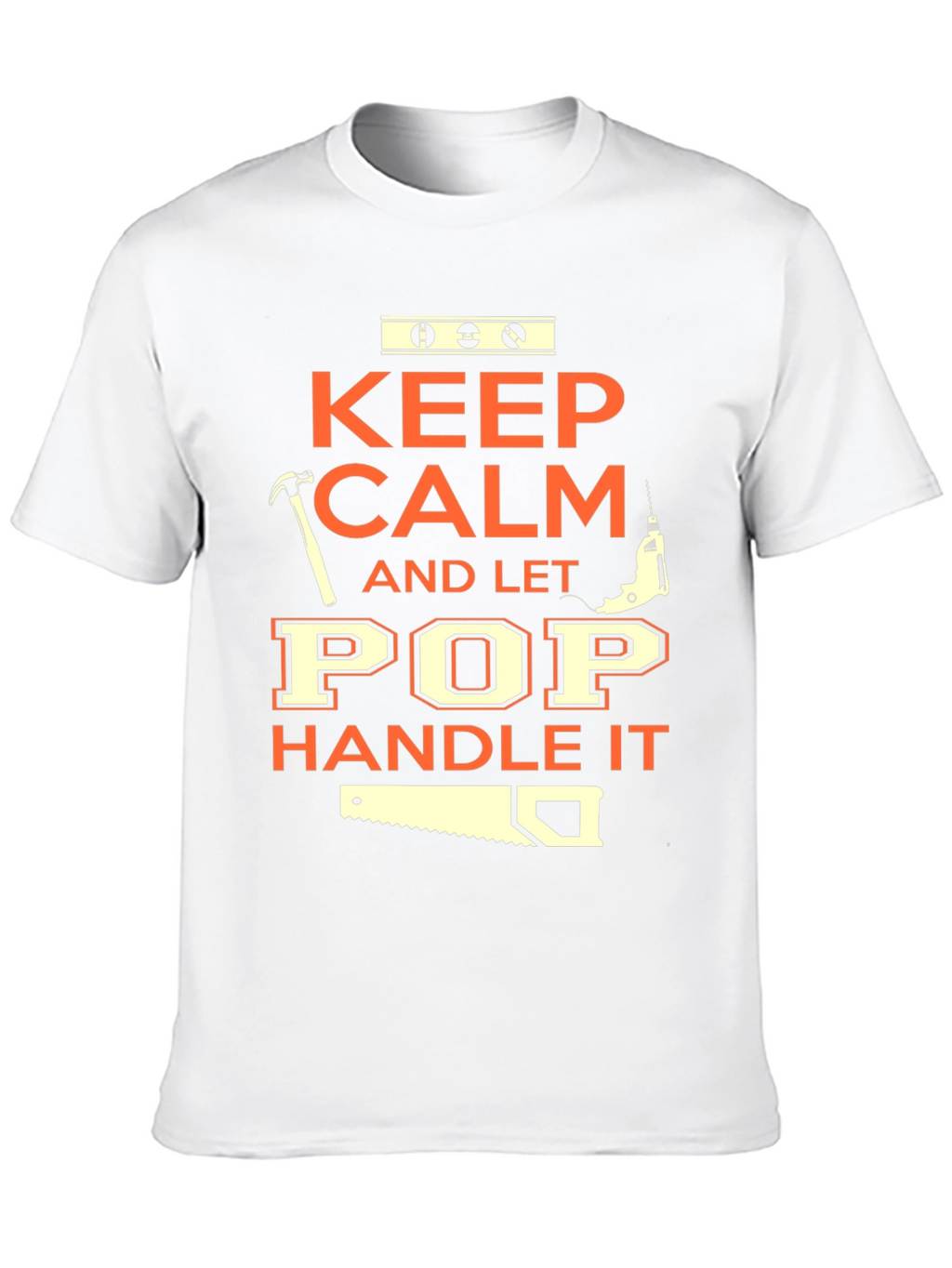 Keep Calm and Let Pop Handle It Black Tee