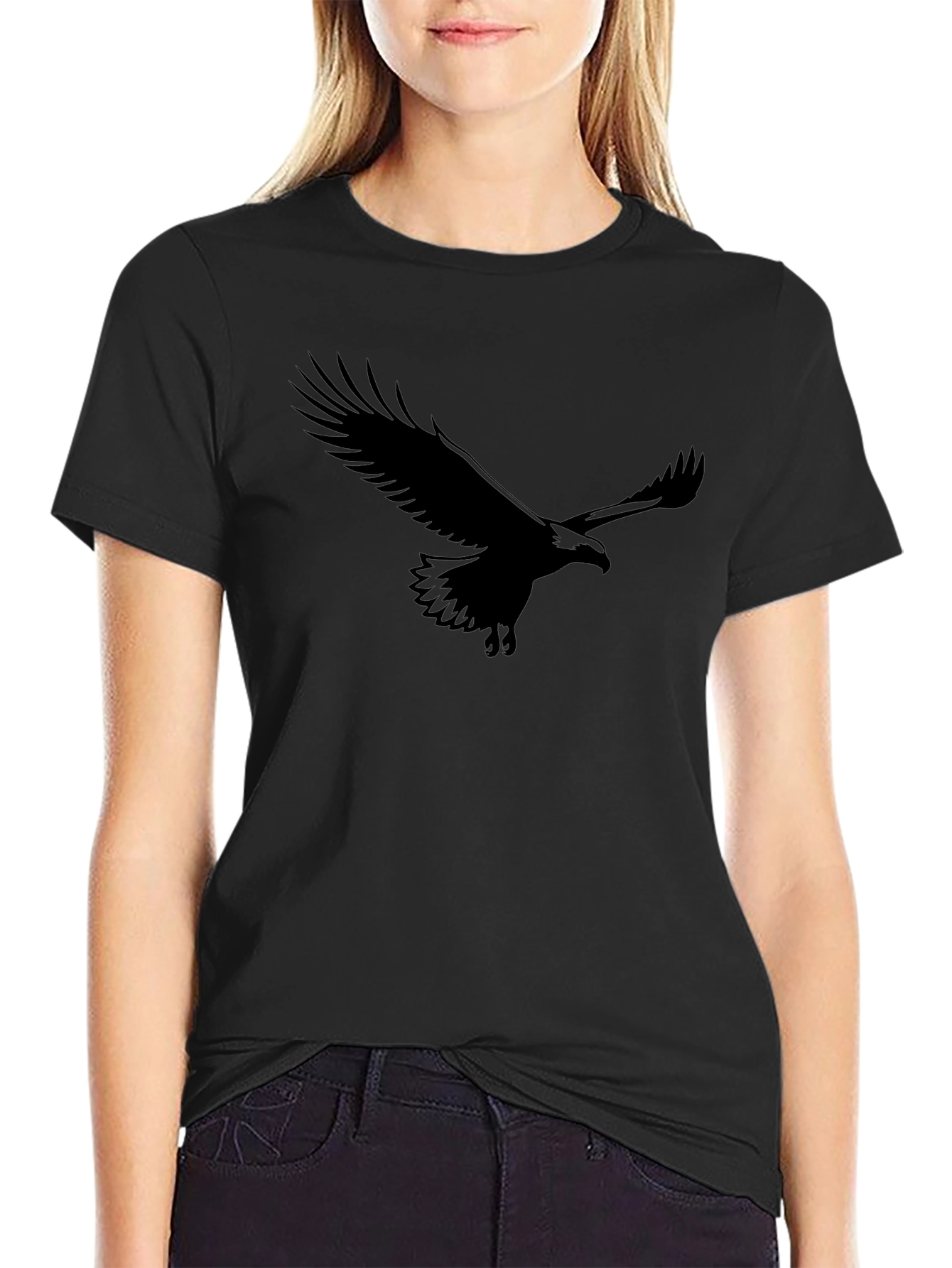 Black Eagle Graphic T-Shirt - Mens
