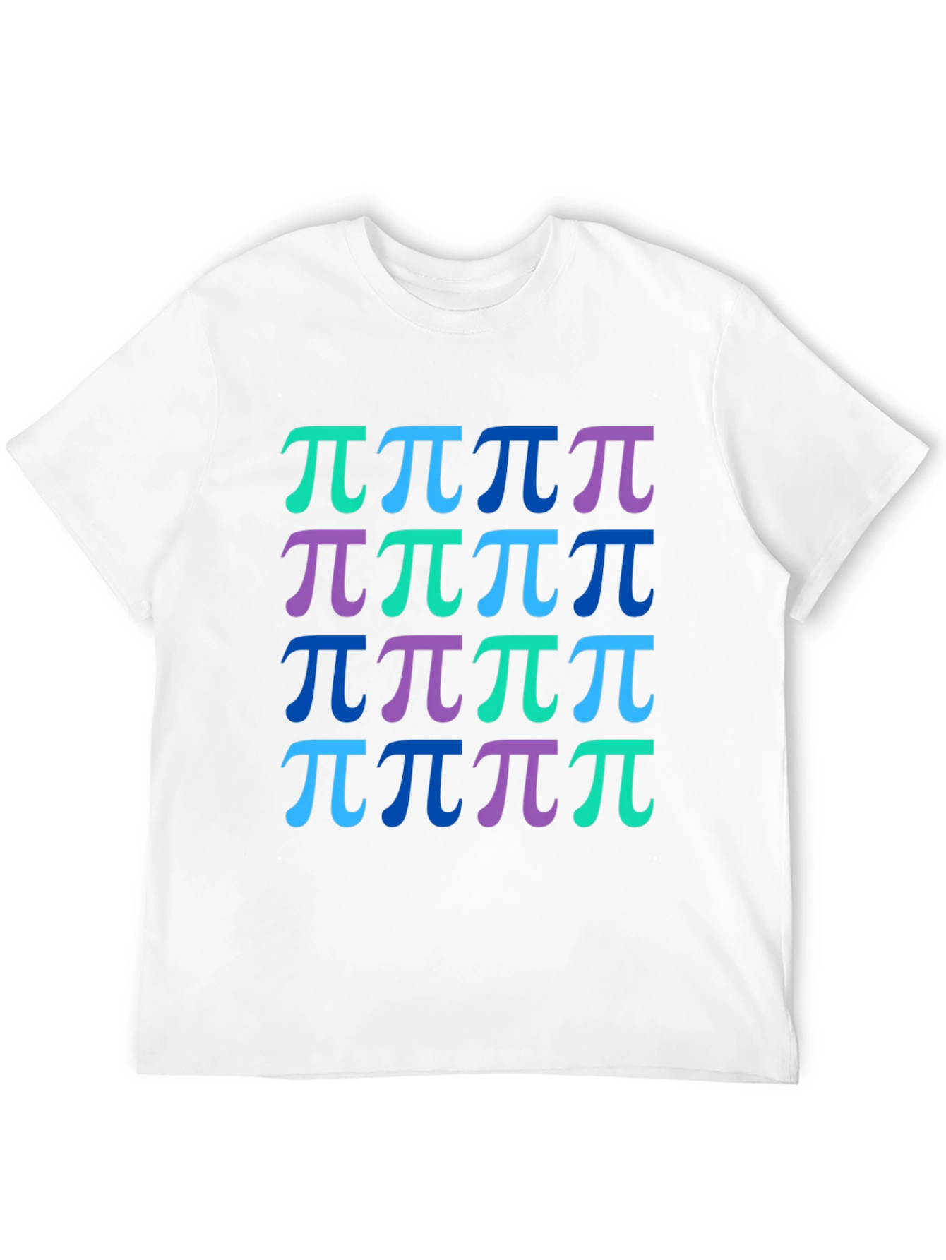 Pi Symbol Pattern T-Shirt