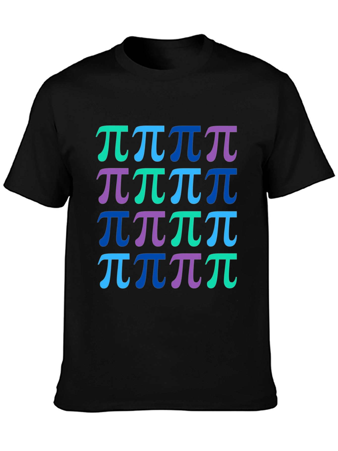 Pi Symbol Pattern T-Shirt