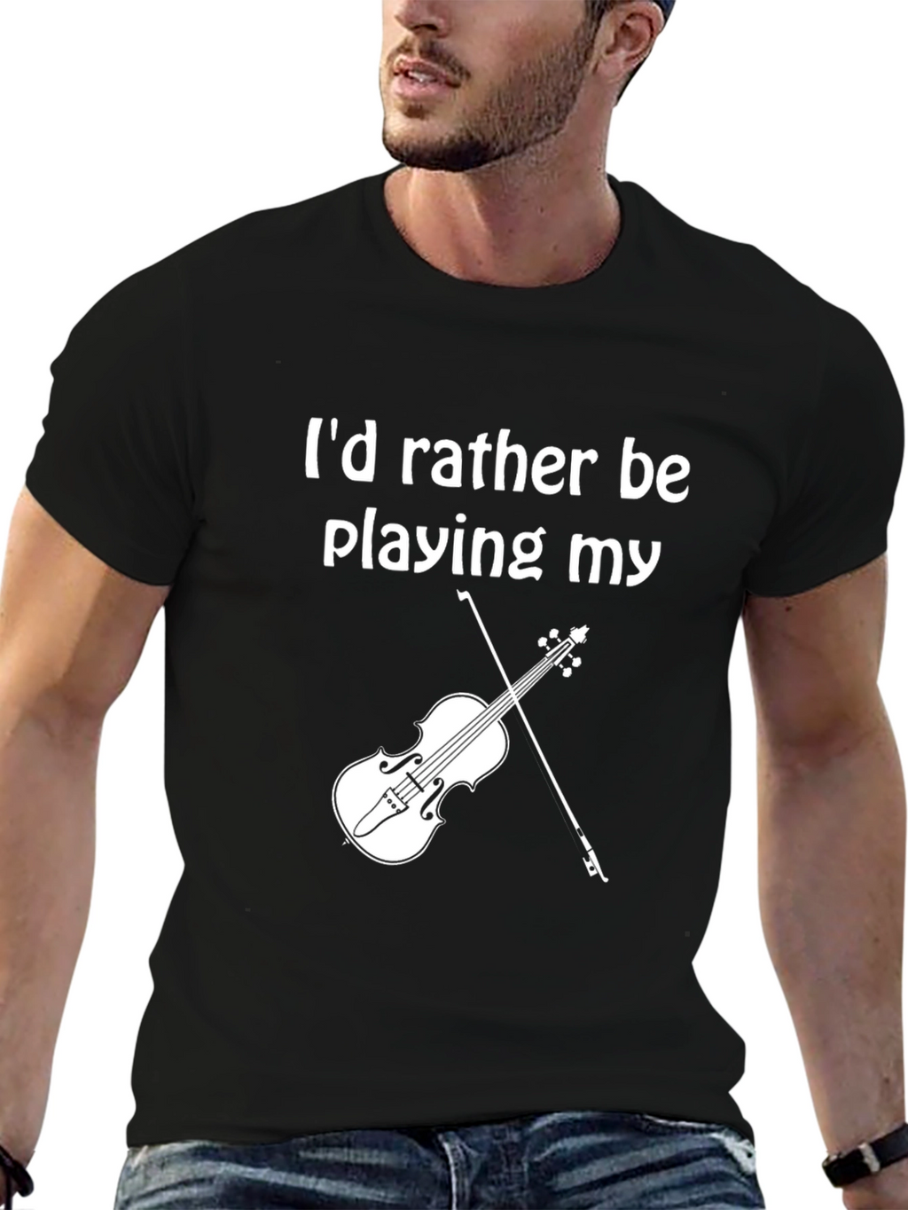 Id Rather Be Playing My Violin T-Shirt