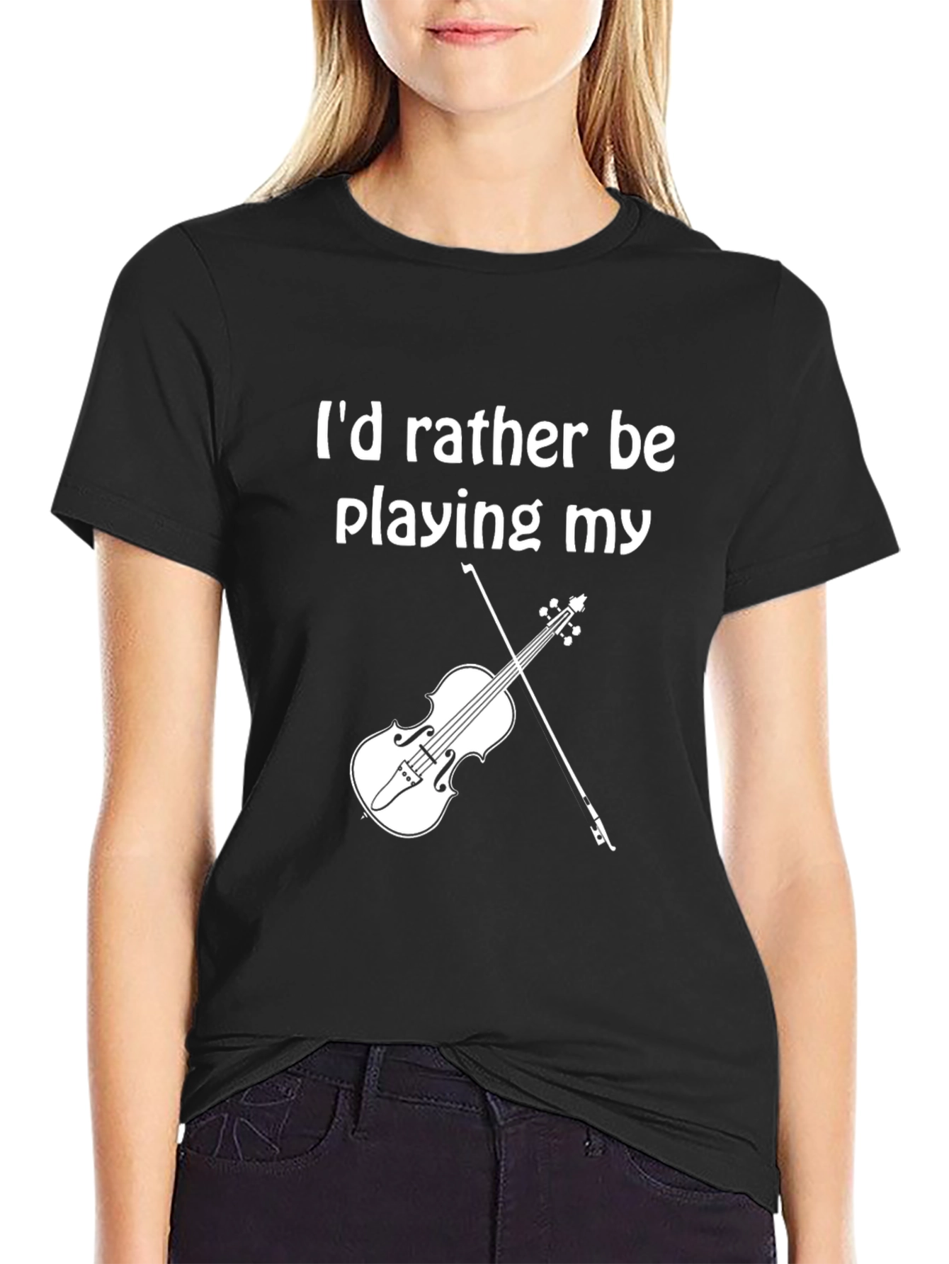 Id Rather Be Playing My Violin T-Shirt