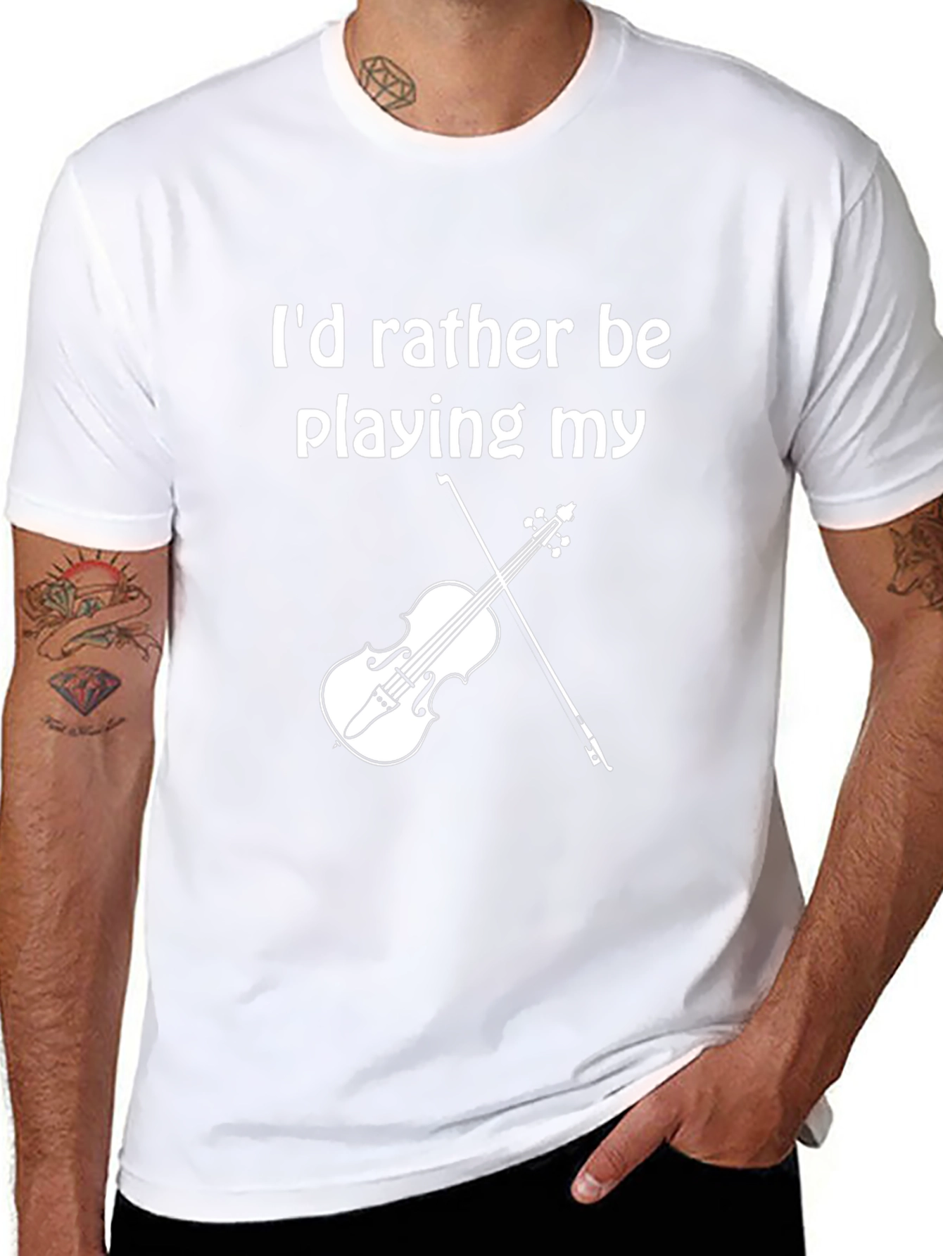 Id Rather Be Playing My Violin T-Shirt
