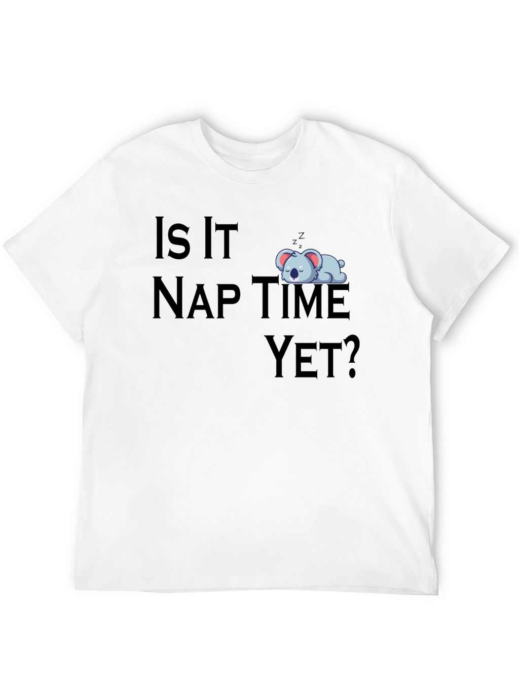 Nap Time Koala Bear Graphic T-Shirt