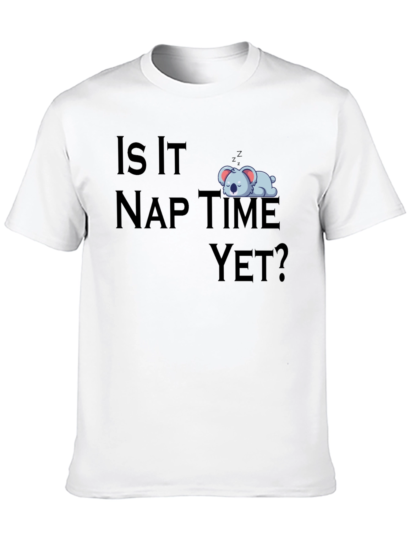 Nap Time Koala Bear Graphic T-Shirt