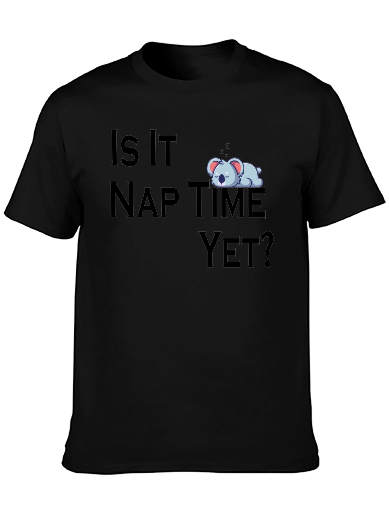 Nap Time Koala Bear Graphic T-Shirt