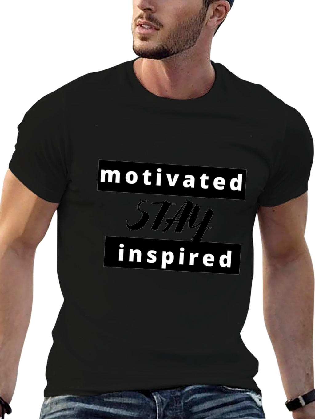 Motivated Stay Inspired Graphic Tee