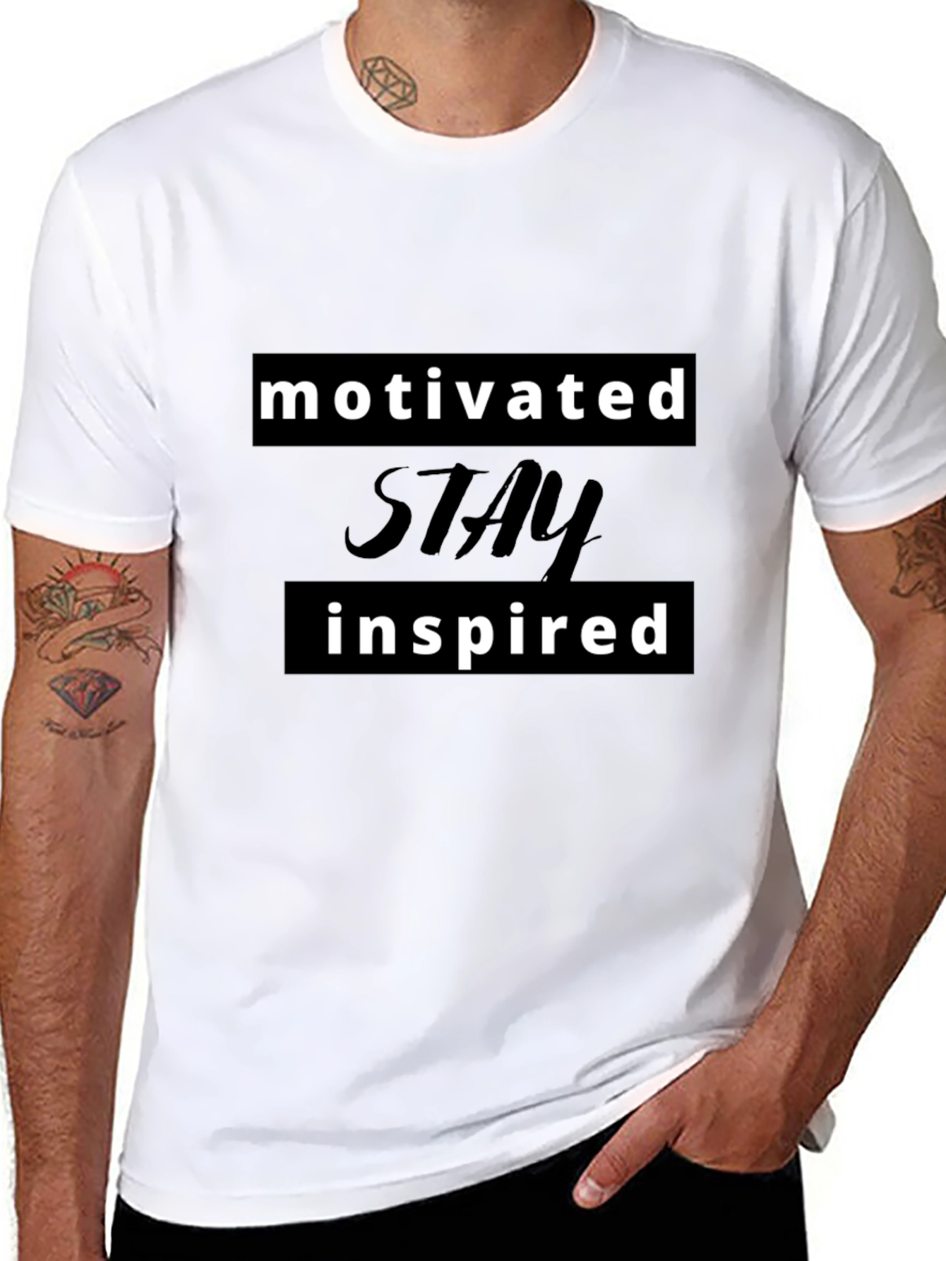 Motivated Stay Inspired Graphic Tee