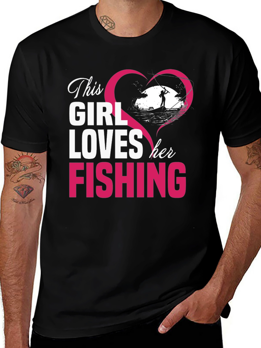 This Girl Loves Fishing T-Shirt