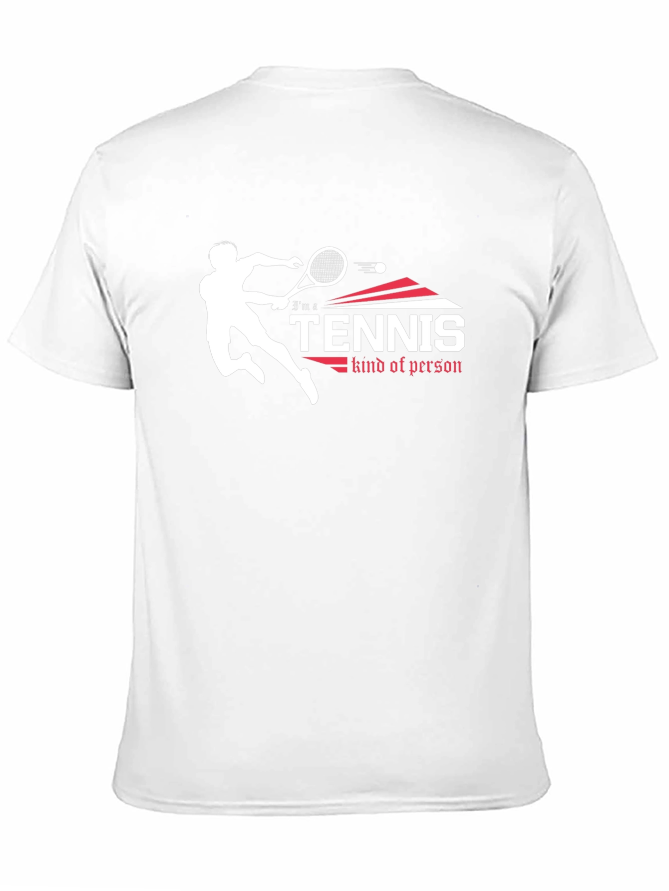 Tennis Lover Graphic Tee - Im a Tennis Kind of Person