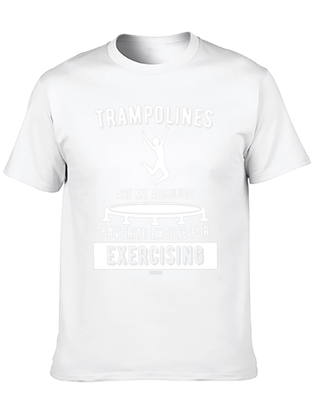 Trampoline Exercise T-Shirt Funny Graphic Tee