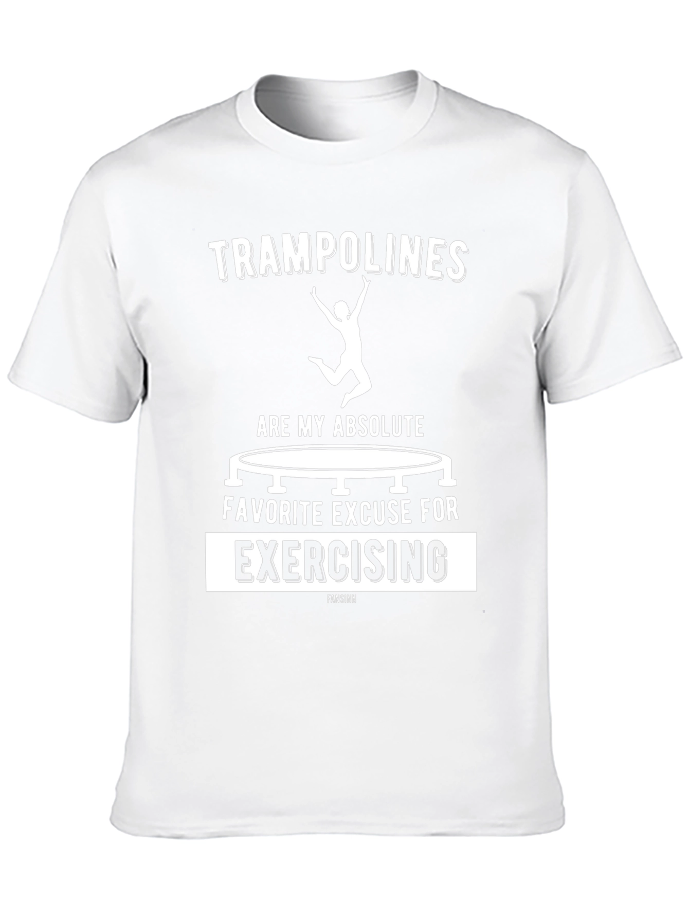 Trampoline Exercise T-Shirt Funny Graphic Tee