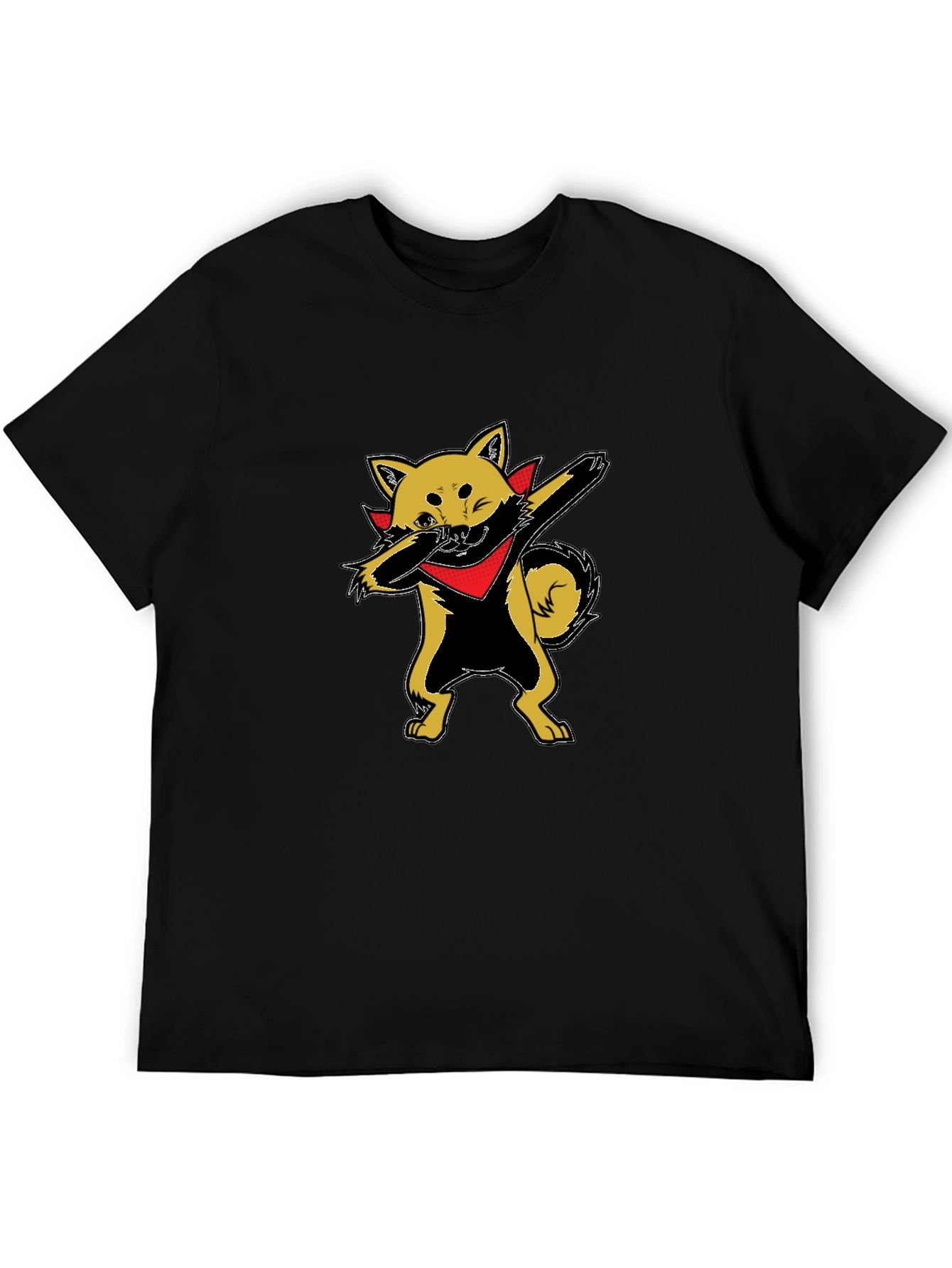 Dabbing Shiba Inu Graphic T-Shirt - Cool Dog Tee