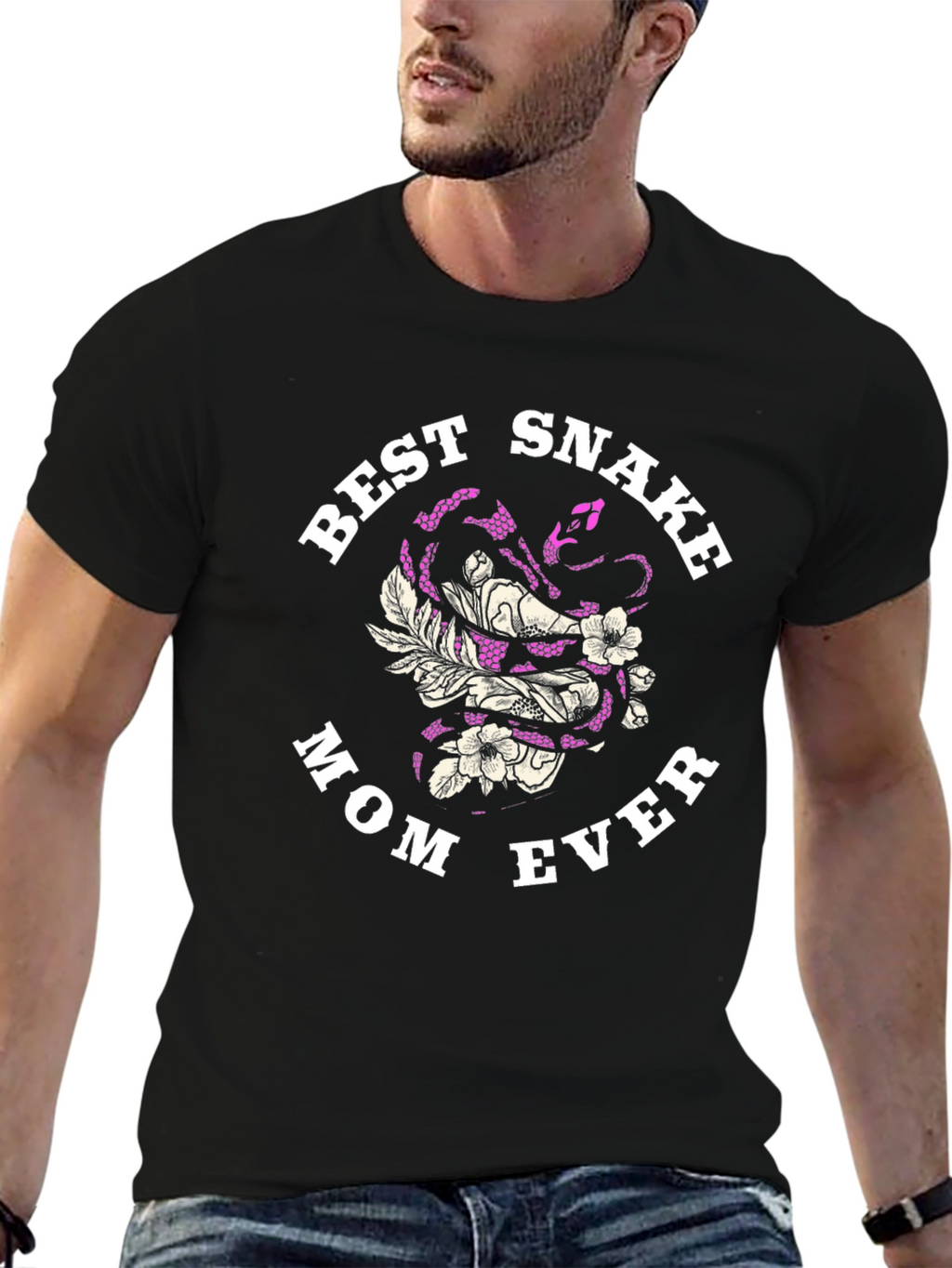 Best Snake Mom Ever Graphic T-Shirt