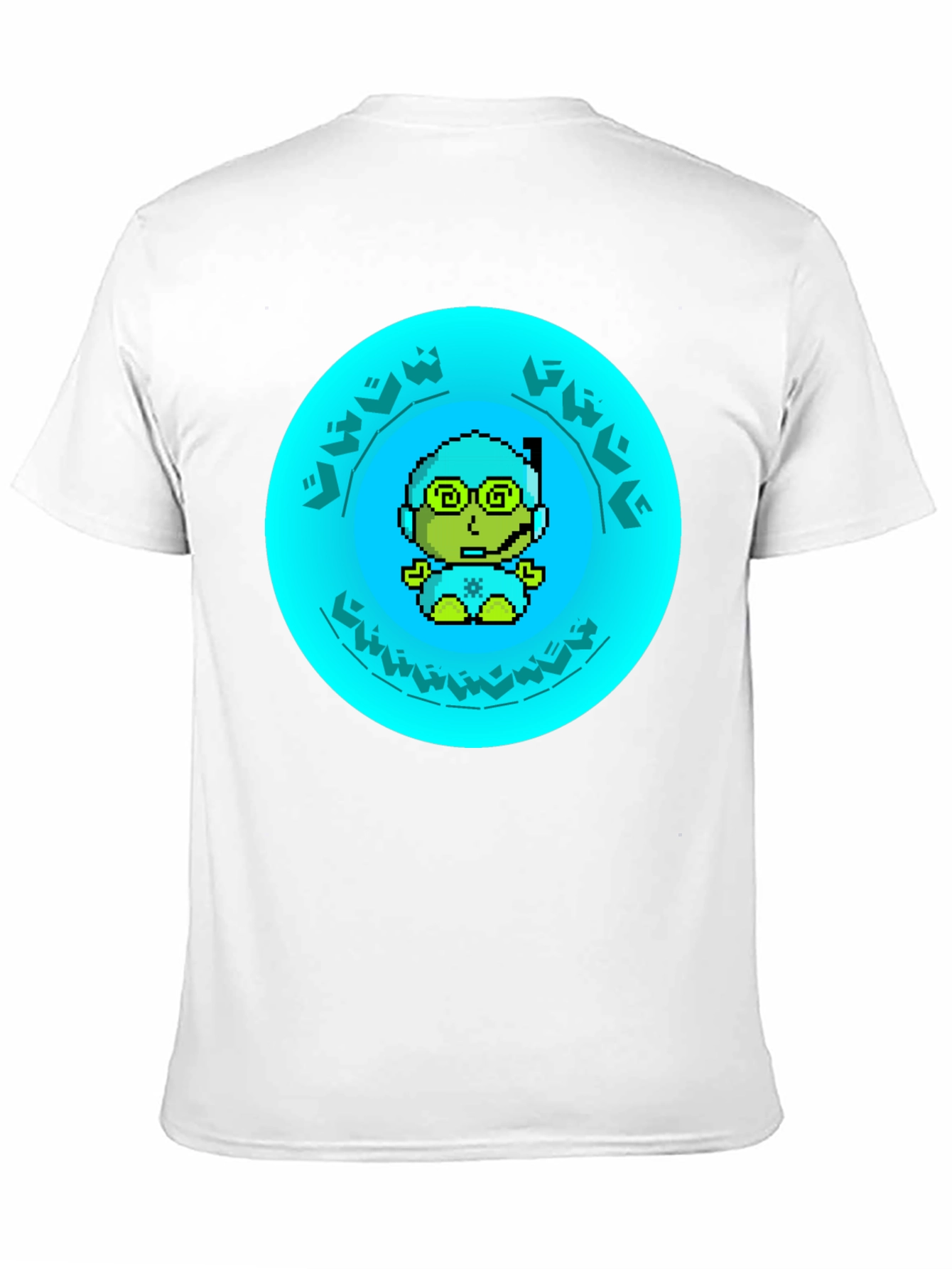 Pixel Diver Graphic Tee - Black Cotton T-Shirt