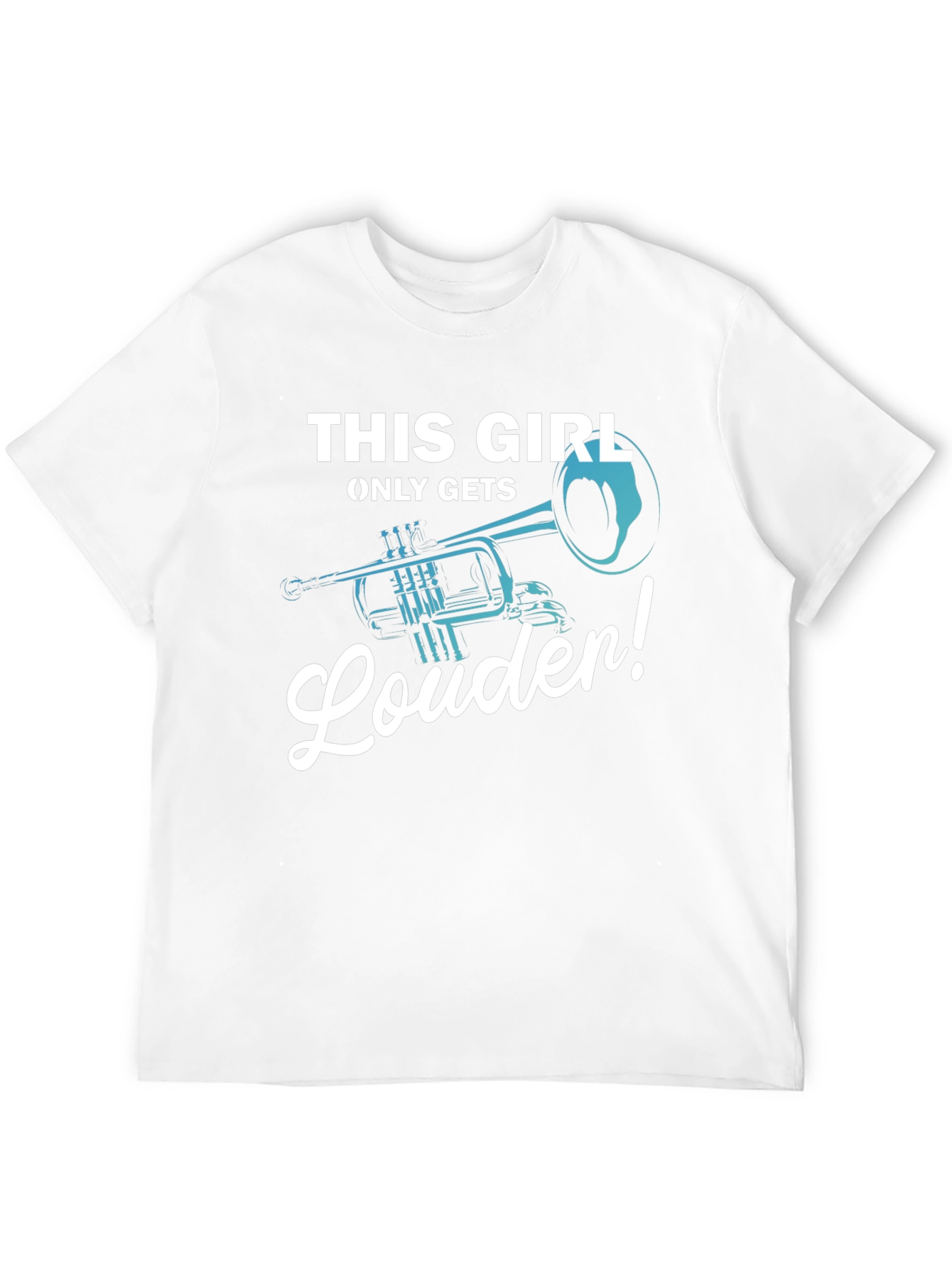 This Girl Only Gets Louder Trumpet T-Shirt