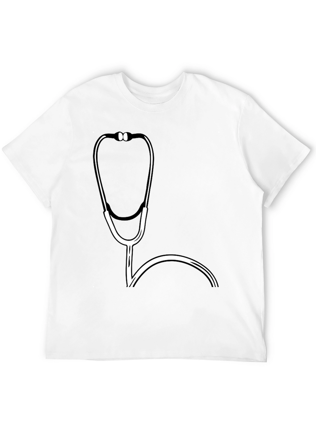 Doctor Stethoscope Graphic Tee - Medical Professional T-Shirt