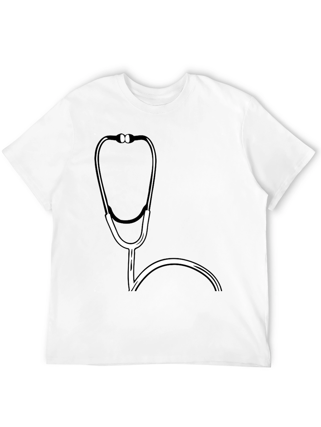 Doctor Stethoscope Graphic Tee - Medical Professional T-Shirt