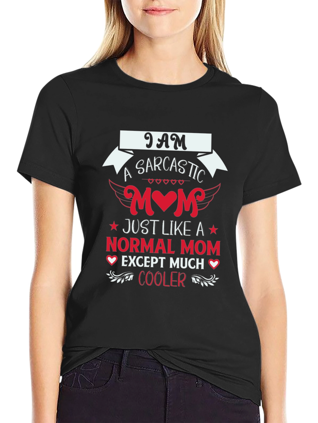 Sarcastic Mom Graphic Tee - Trendy Mothers Day Gift
