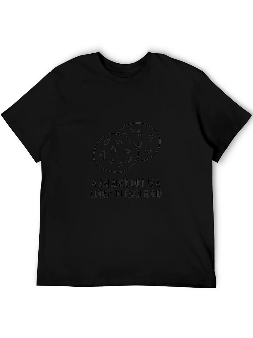 Cookie Diet T-Shirt - Balanced Diet Humor