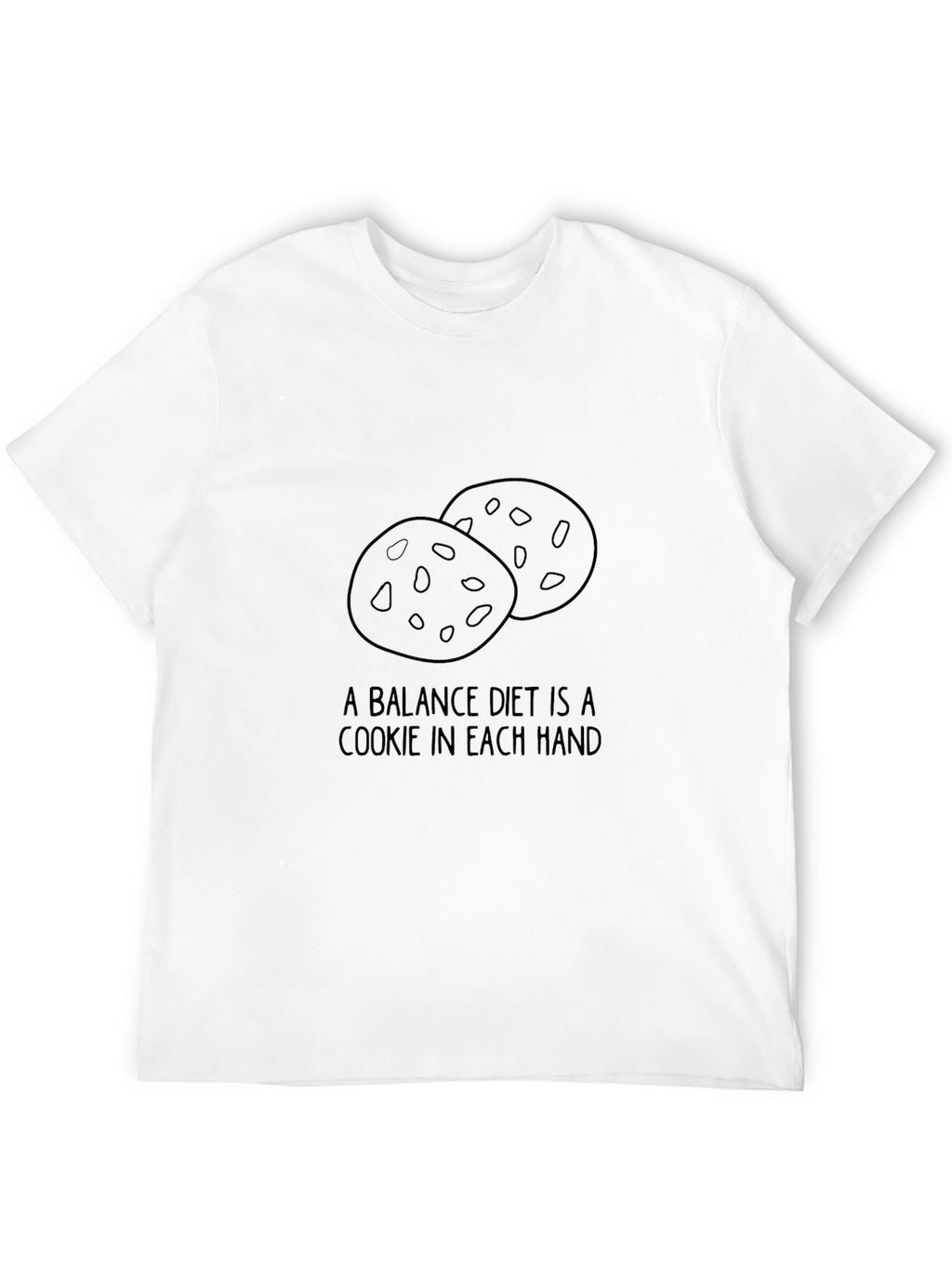 Cookie Diet T-Shirt - Balanced Diet Humor