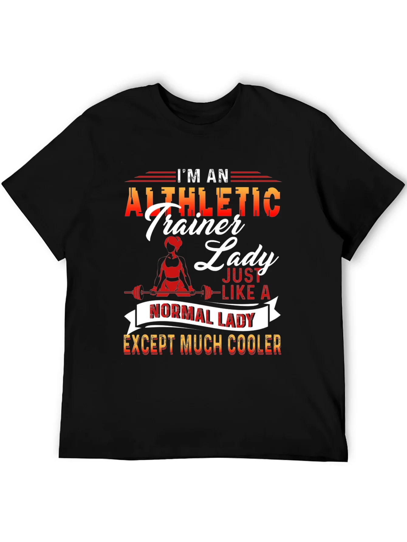 Athletic Trainer Lady T-Shirt - Cool and Unique Design