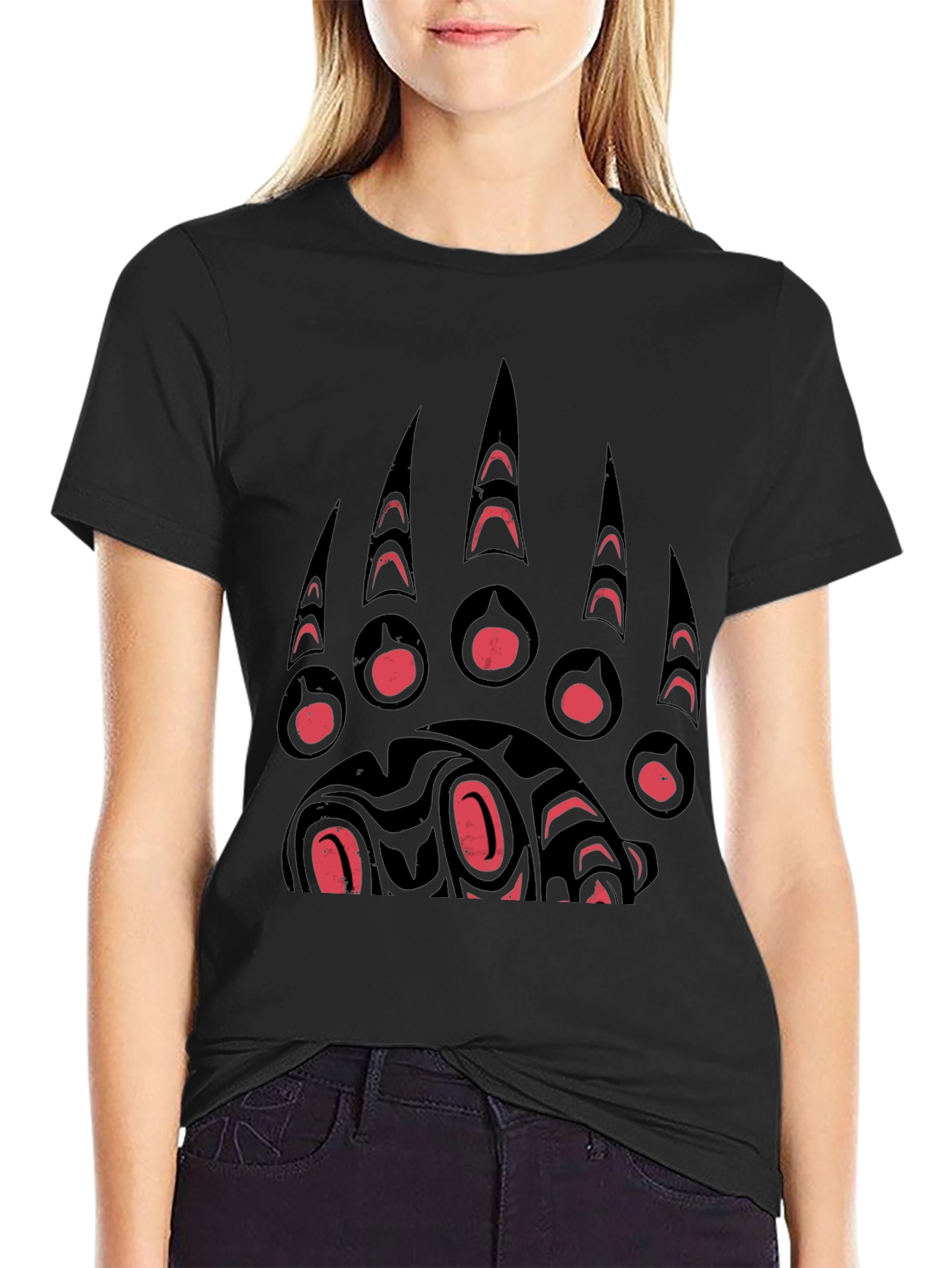 Bear Paw Graphic Tee - Unique Design