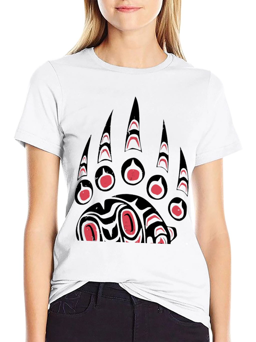 Bear Paw Graphic Tee - Unique Design