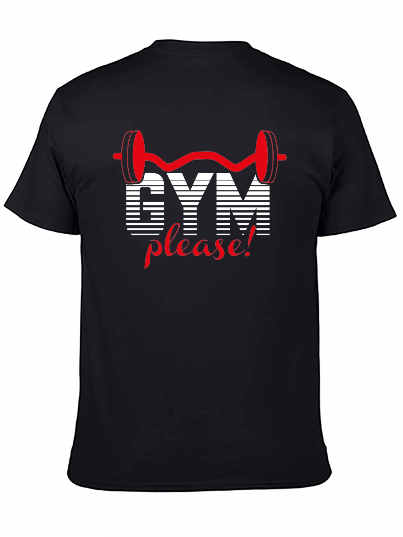 Gym Please! Black T-Shirt