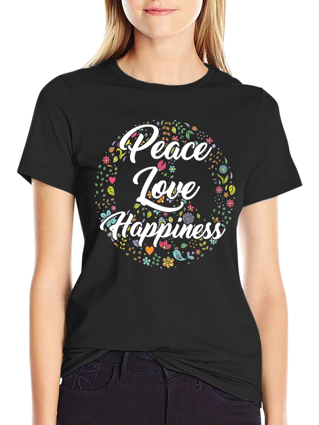 Peace Love Happiness T-Shirt