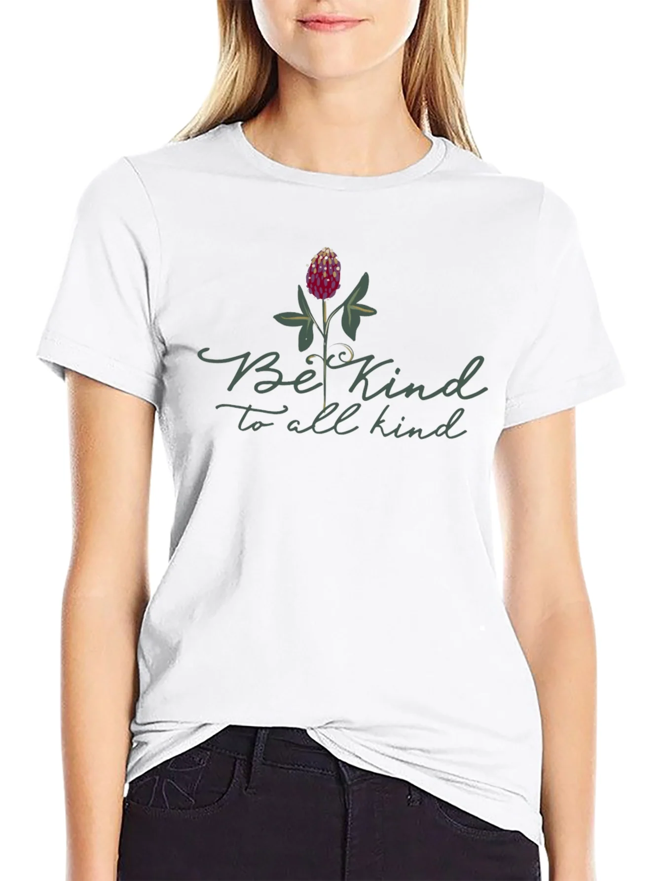 Be Kind T-Shirt - Clover Design