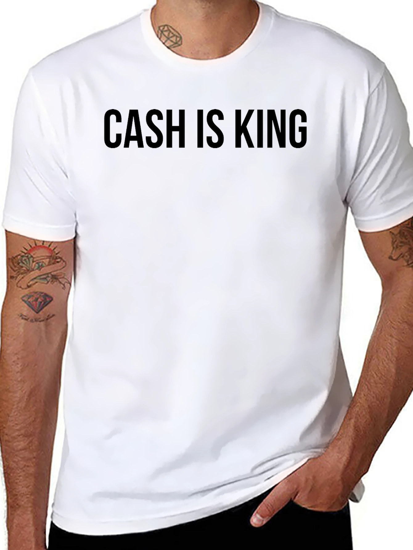 Cash is King T-Shirt - Bold Statement Tee