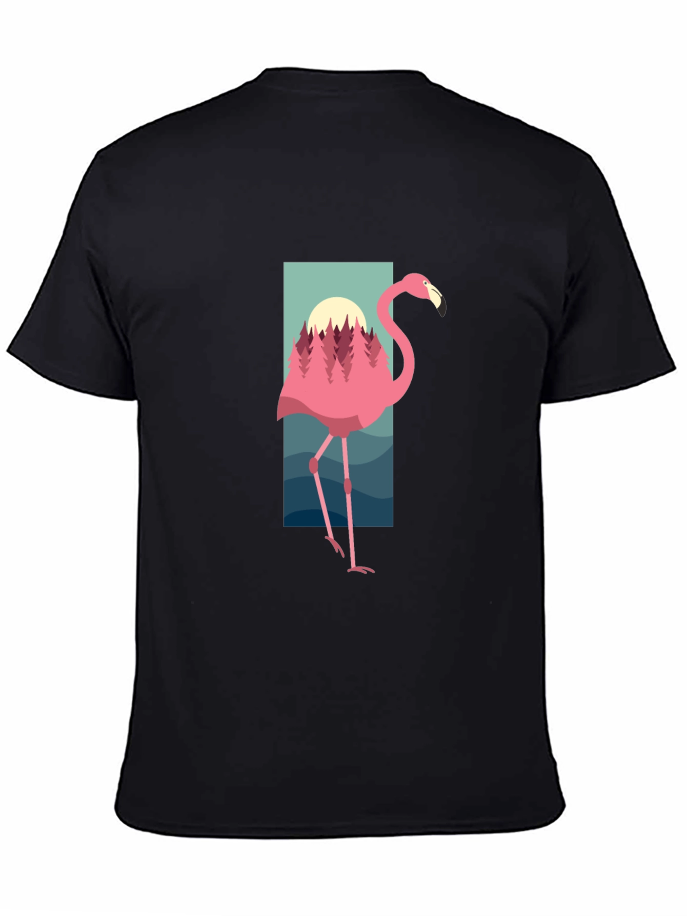 Flamingo Graphic Tee - Nature Inspired Design