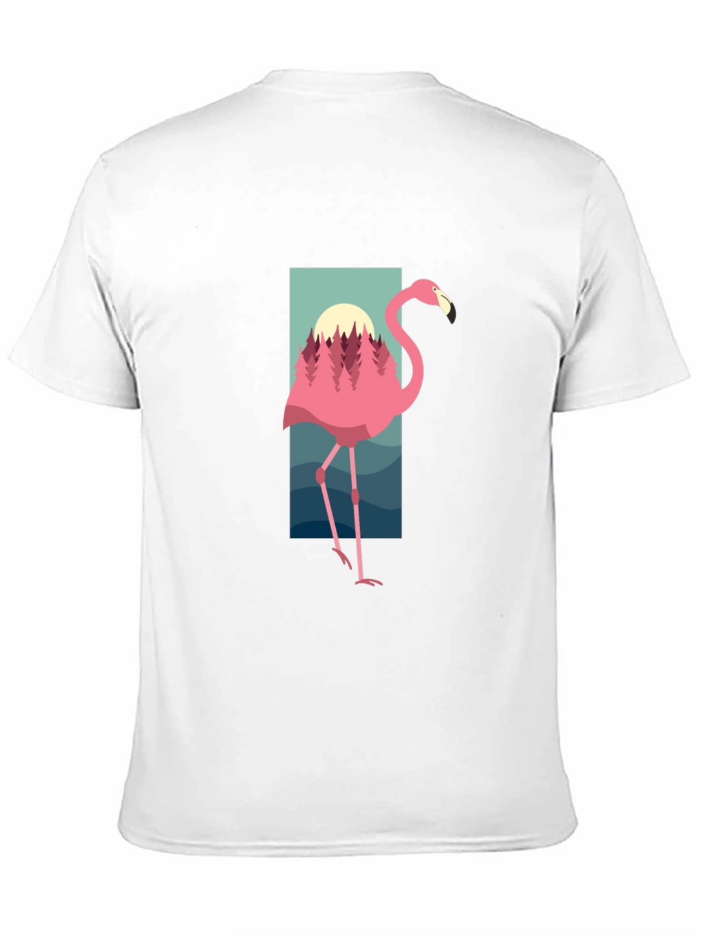 Flamingo Graphic Tee - Nature Inspired Design
