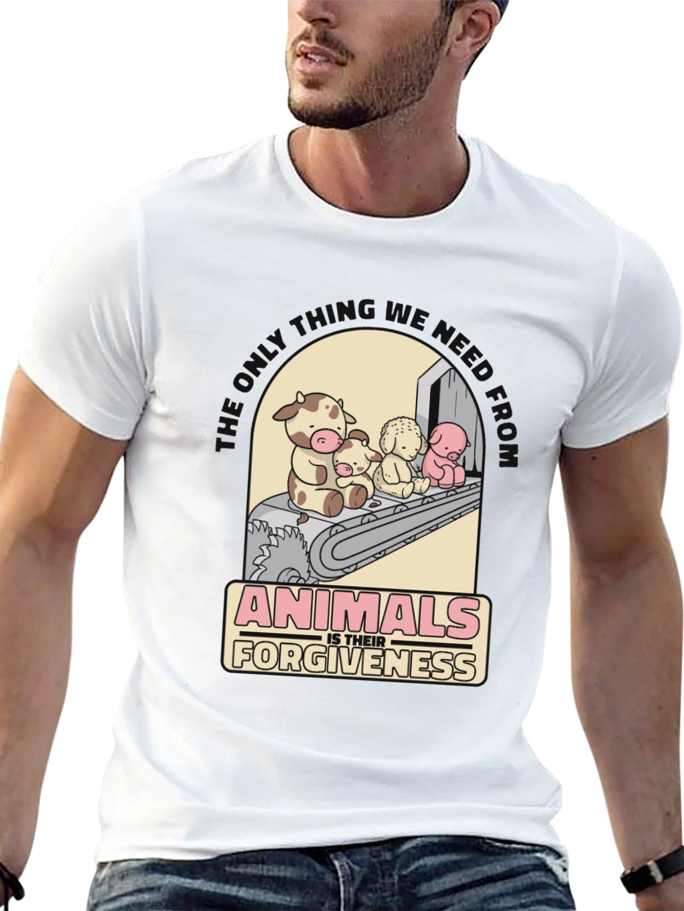 Animals is Their Forgiveness Graphic T-Shirt