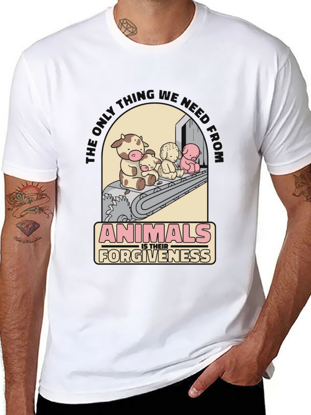 Animals is Their Forgiveness Graphic T-Shirt