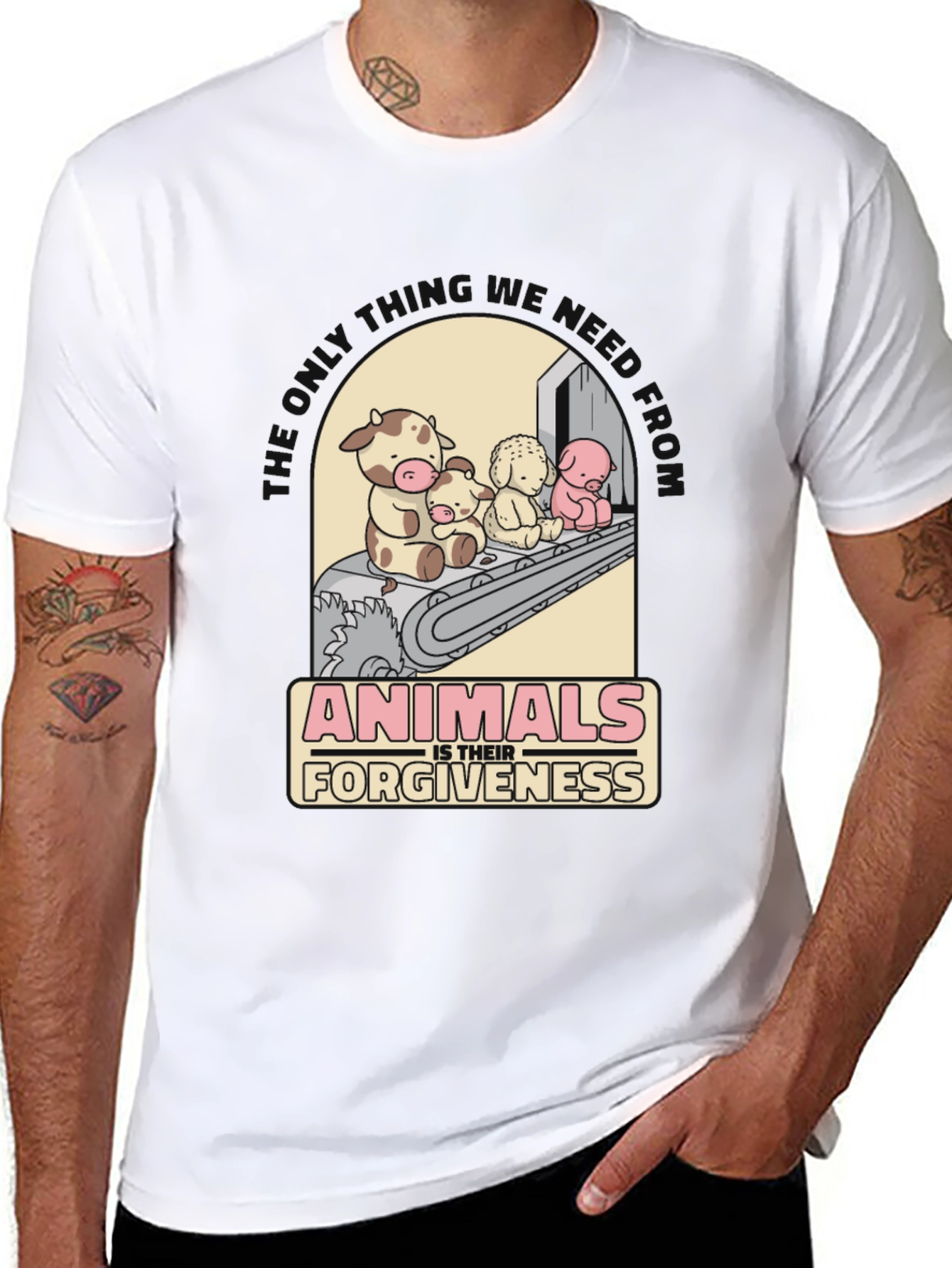Animals is Their Forgiveness Graphic T-Shirt