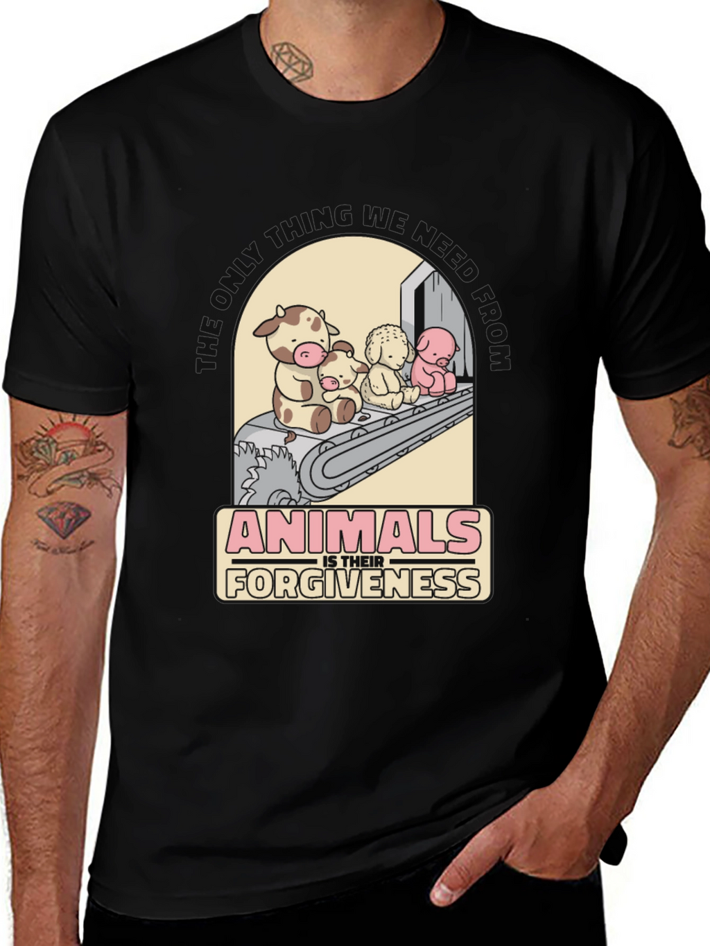 Animals is Their Forgiveness Graphic T-Shirt
