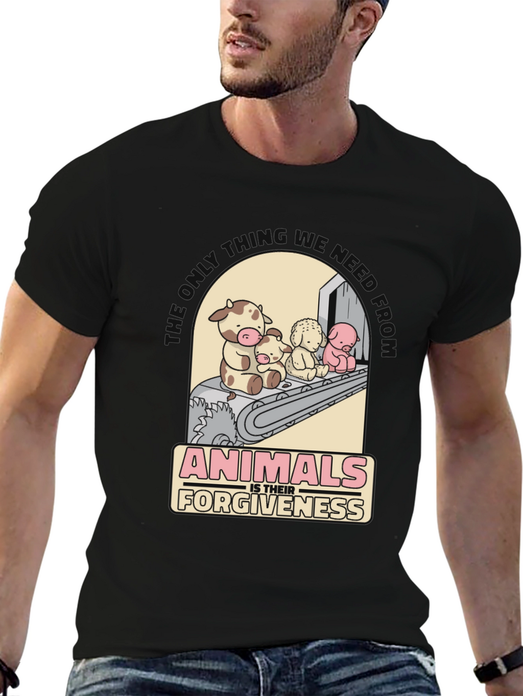 Animals is Their Forgiveness Graphic T-Shirt